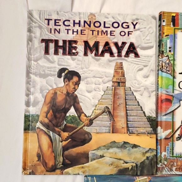 : Lot of 2 kids world educational books the mays & explore and learn people - Picture 2 of 7